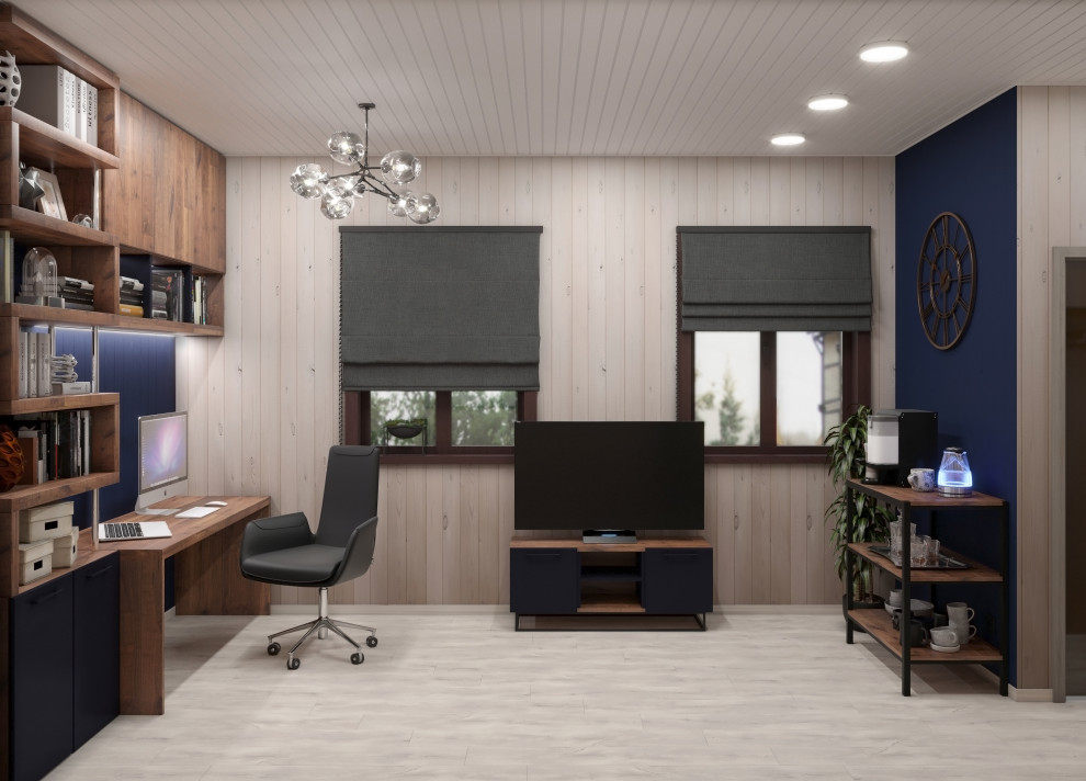 Рабочий кабинет в частном доме в с. Патроны