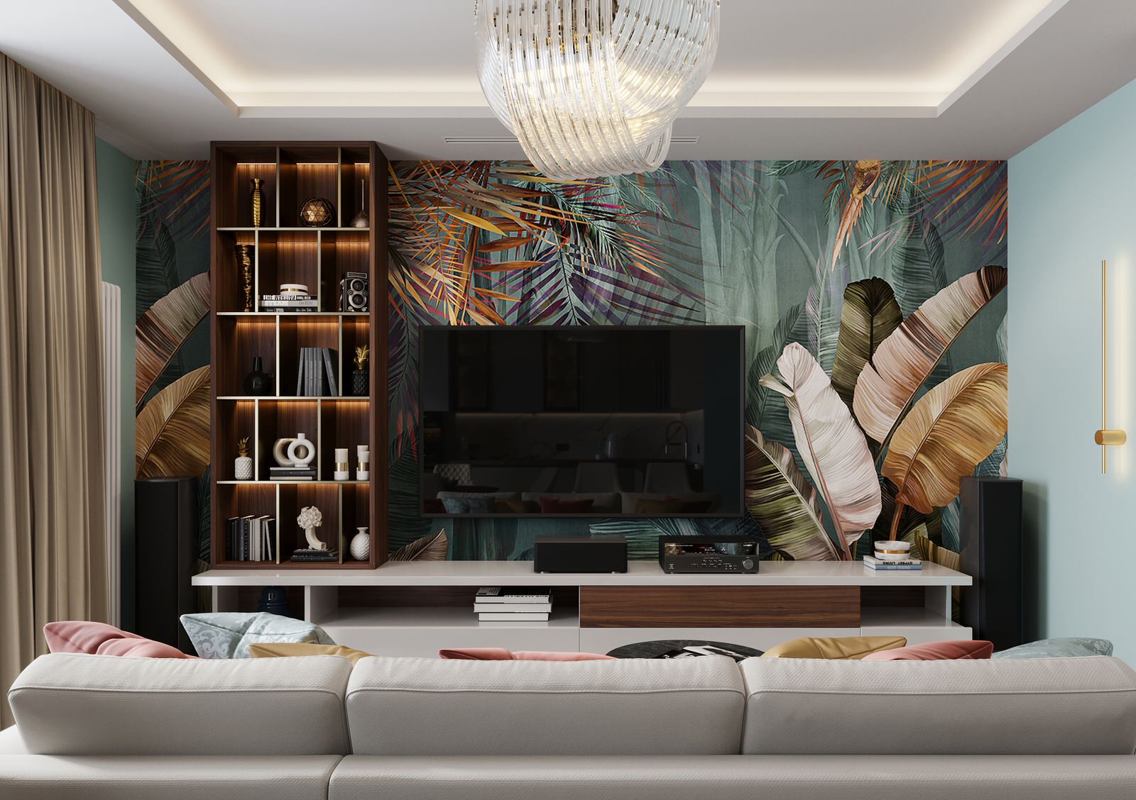 Интерьер квартиры в ЖК "Новый Лесснер", 60м²