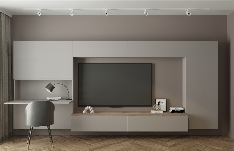 Спальня-гостиная в двухкомнатной квартире