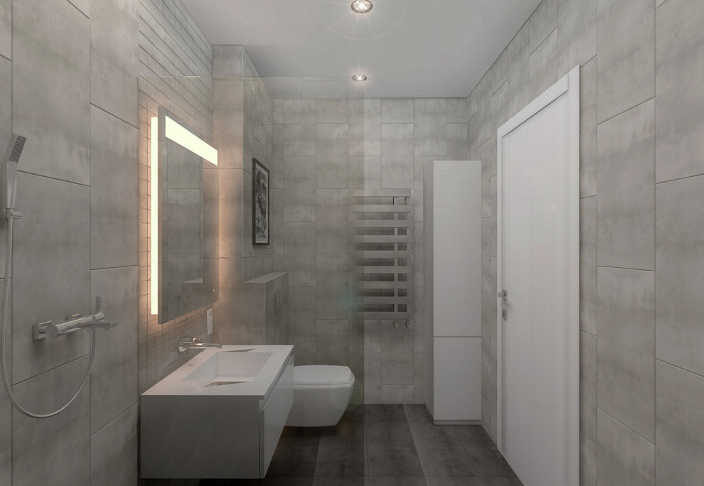 Дизайн апартаментов в стиле black&white. 2013 г. - по мотивам фильма "Американск