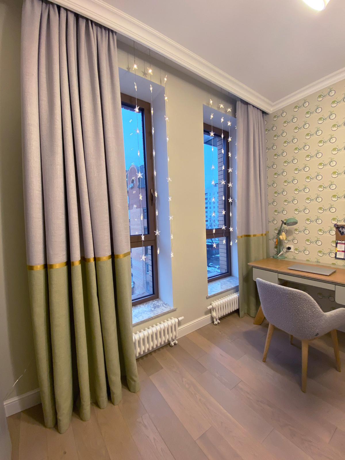 Тектильное оформление на Тихвинской улице