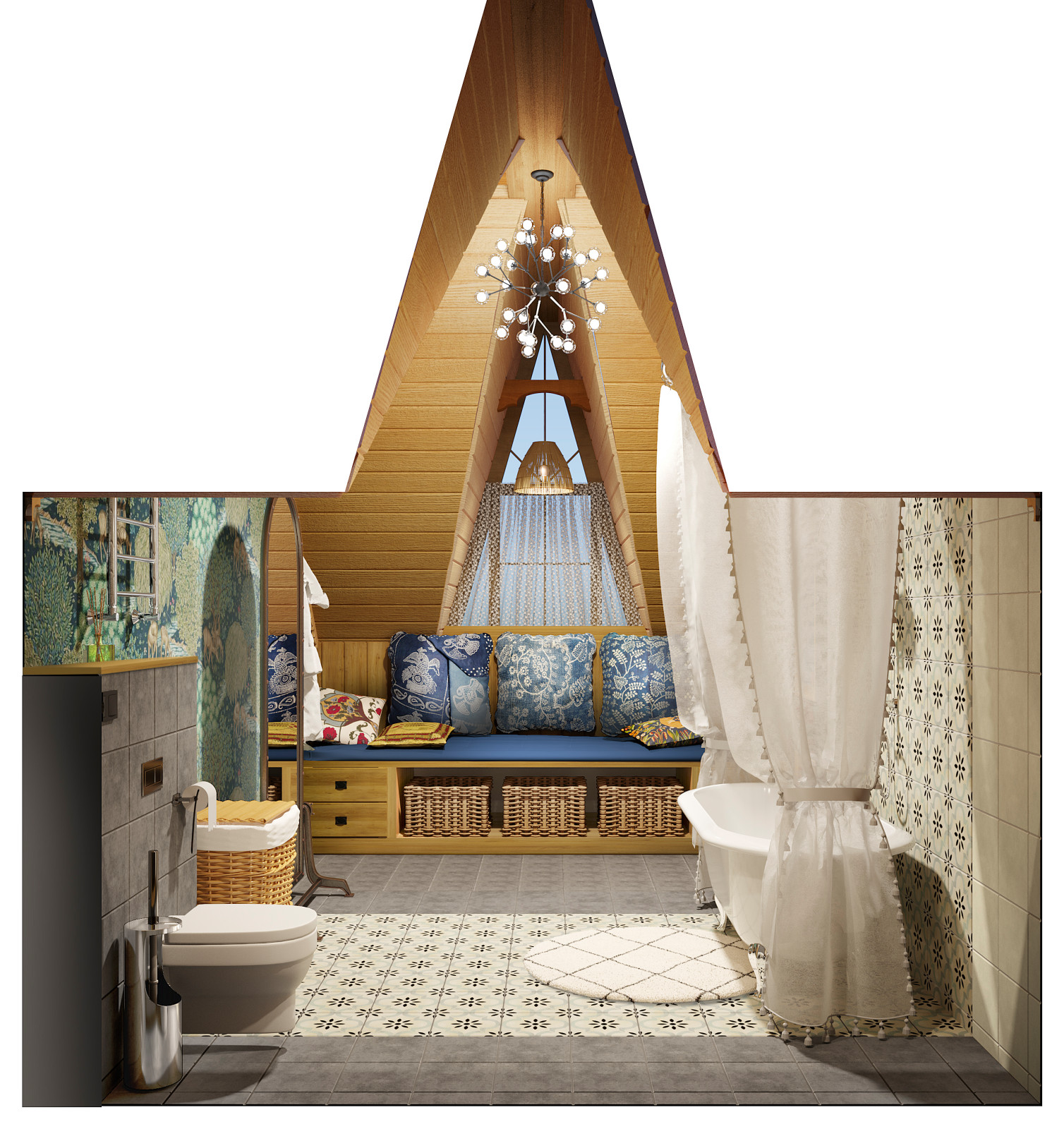 Гостиница в культурно -ландшафтном парке "Голубино" ( Архангельская область)