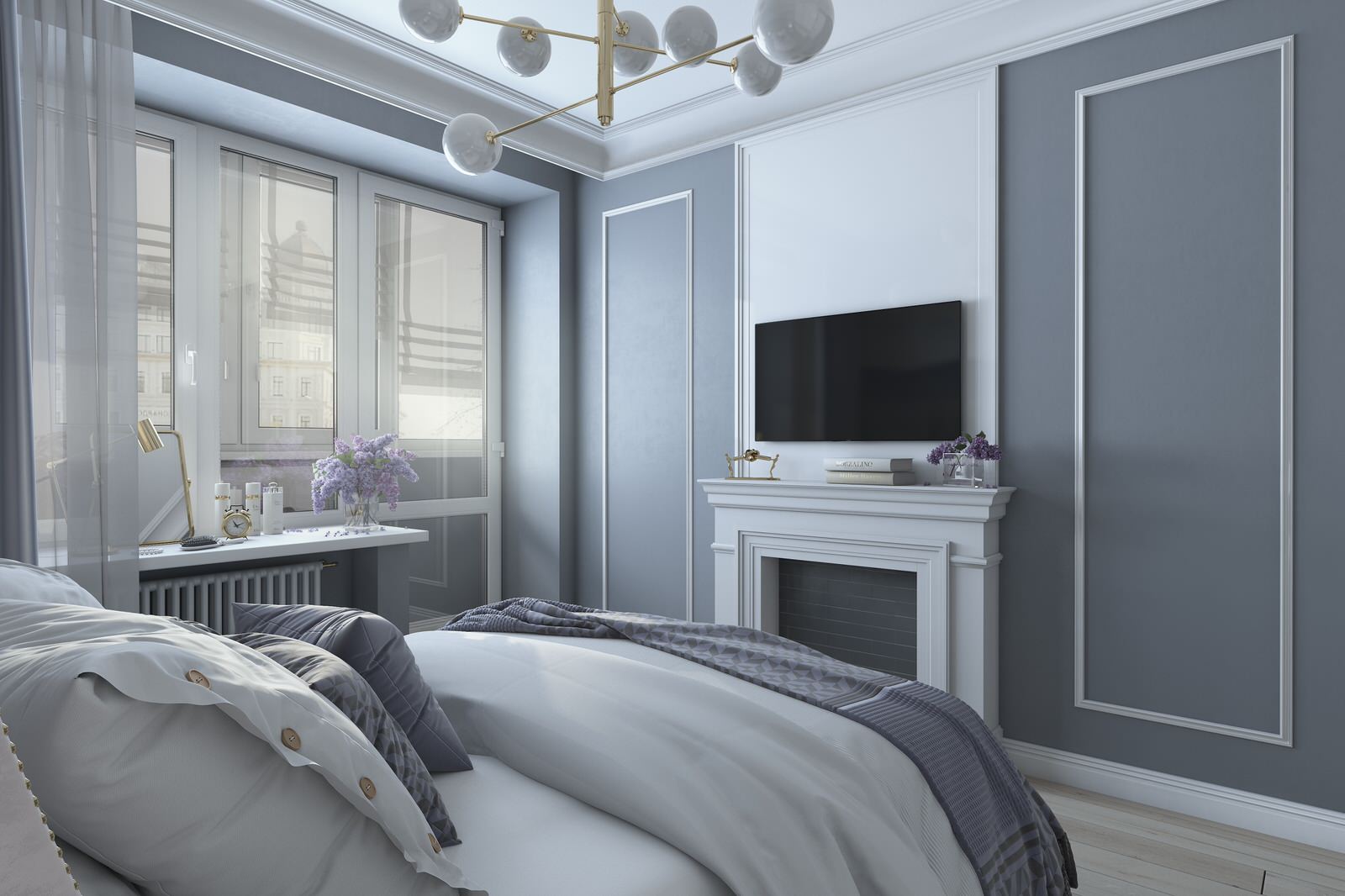 Квартира в современном классическом стиле