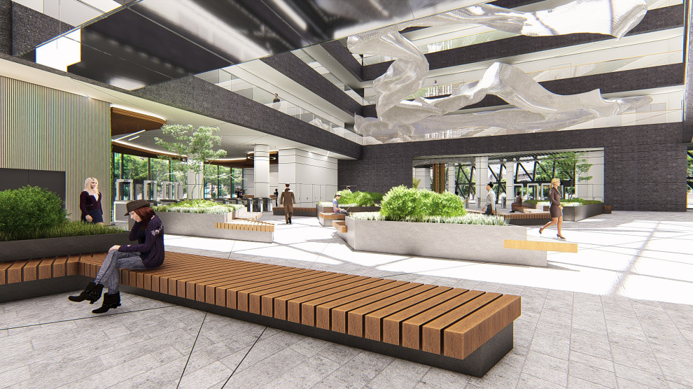 Концепция интерьеров офиса телекомпании НТВ