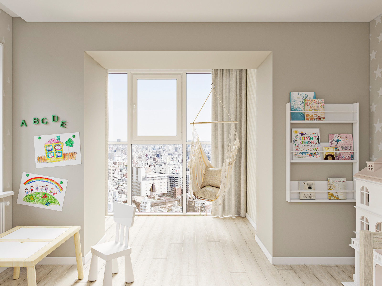 Проект квартиры с детским санузлом