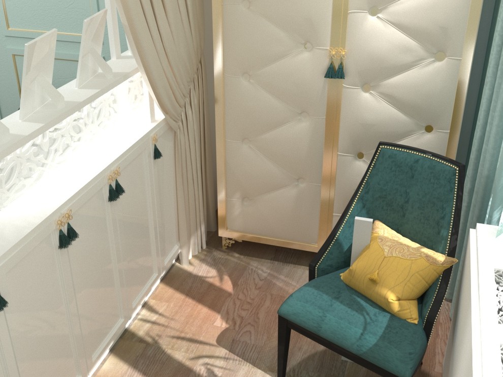 Гостиная + рабочая зона для рукодельницы Марии