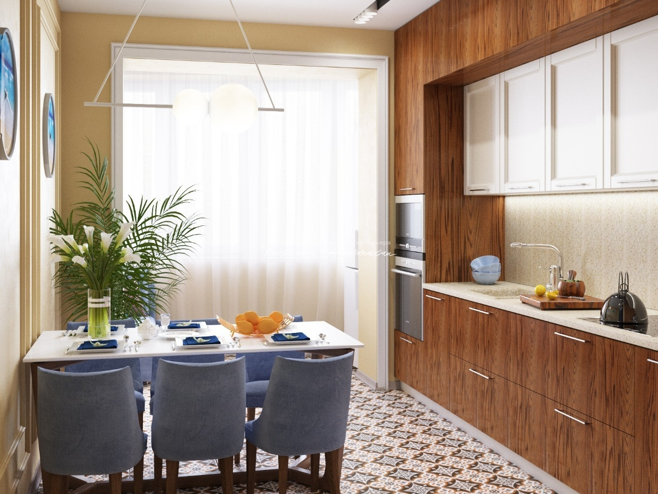 Современная квартира в Москве для молодой девушки