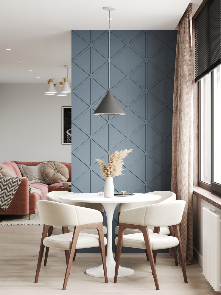 Квартира для молодой семьи с элементами сканди