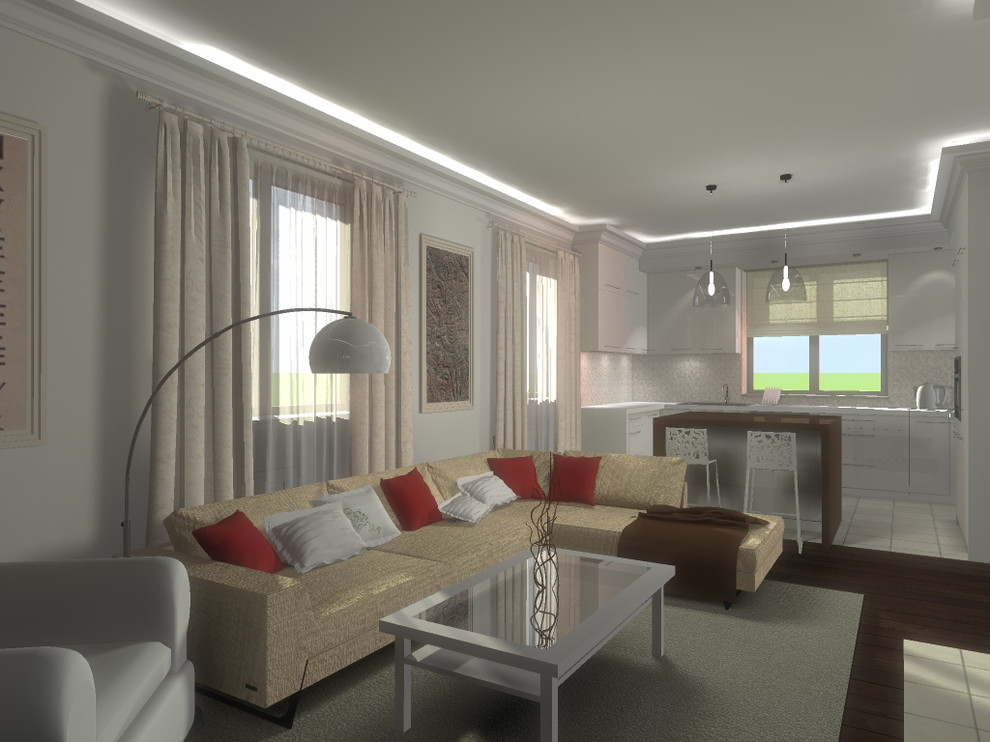 Обложка проекта: Интерьер загородного дома.