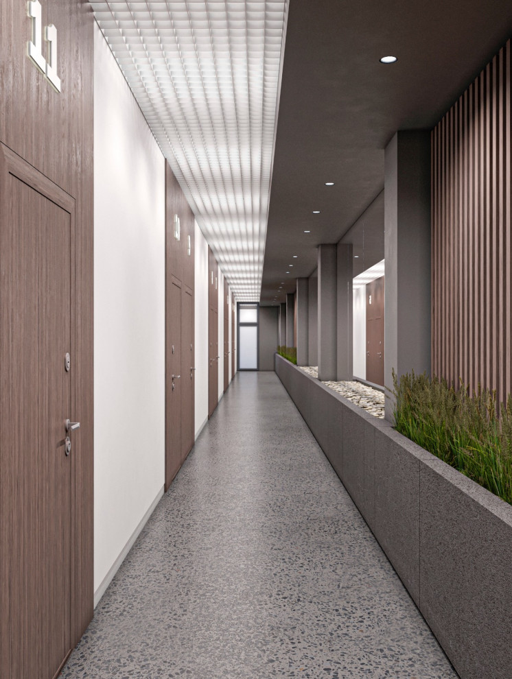 Обложка проекта: Места общего пользования комплекса апартаментов