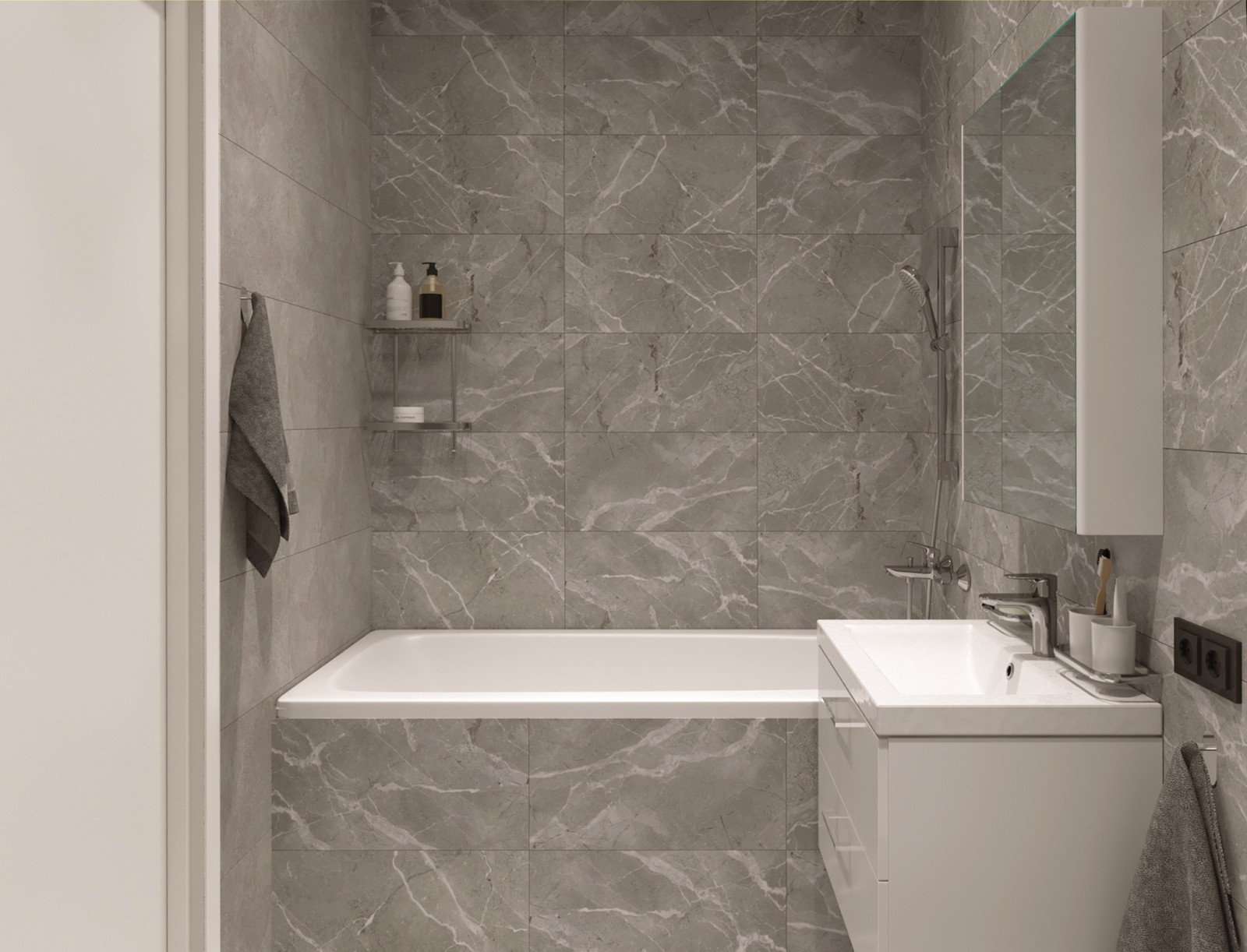 Типовой проект 1 бюджетного ремонта от застройщика.