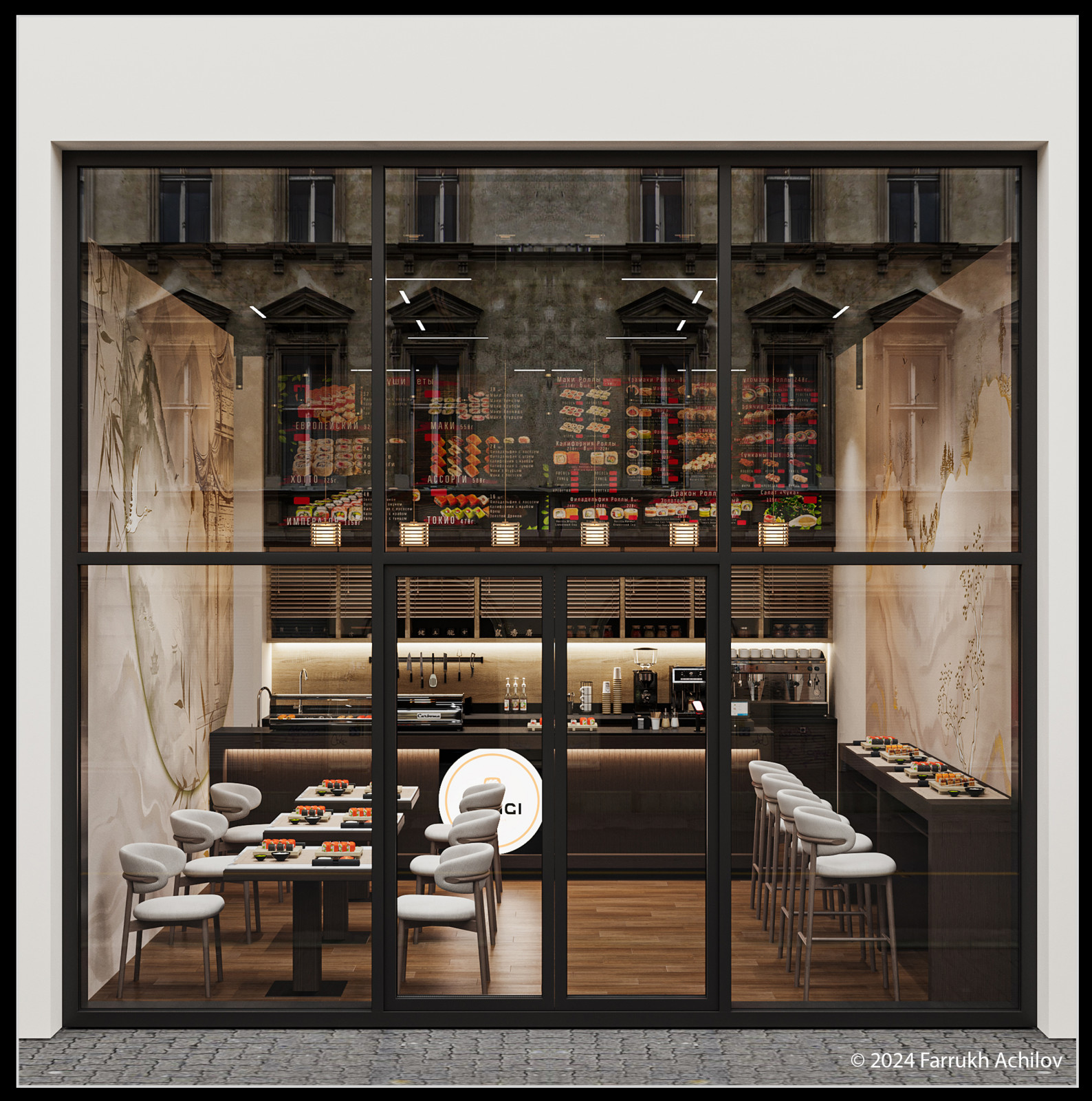 Обложка проекта: Суши бар UNAGI