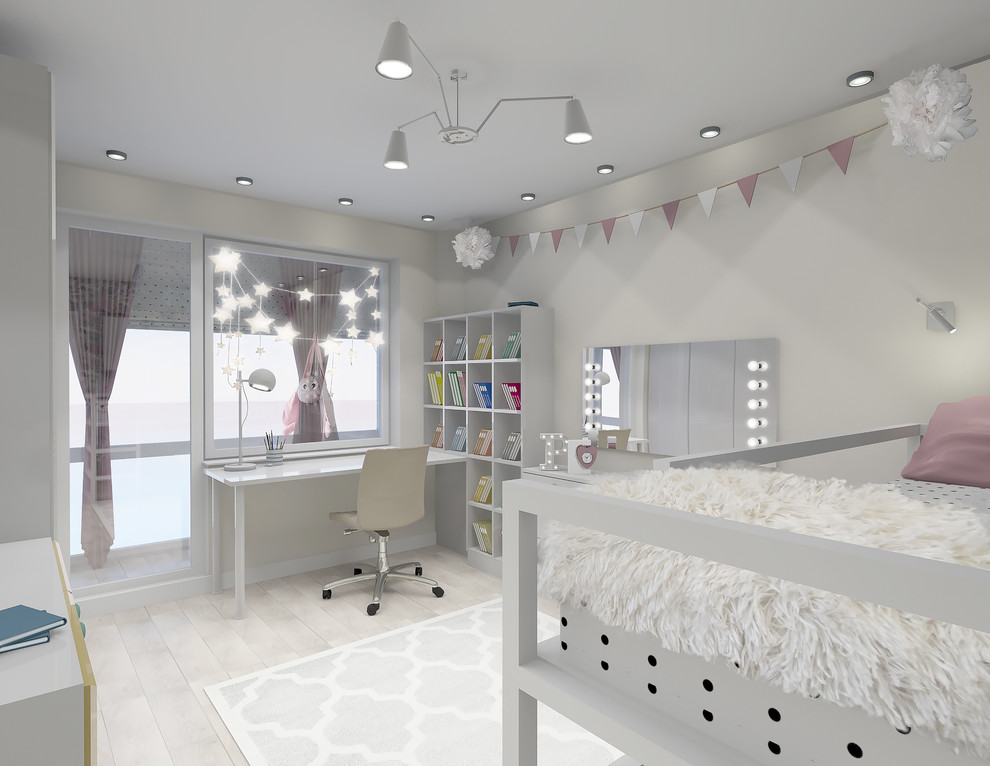 Проект квартиры в современном стиле "Территория детства"