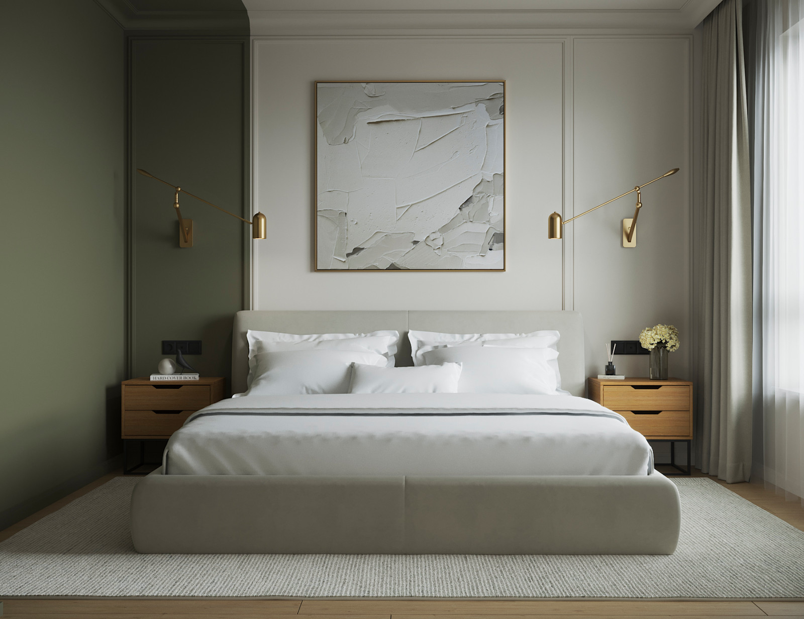 Обложка проекта: Спальня. ЖК "Саларьево парк"