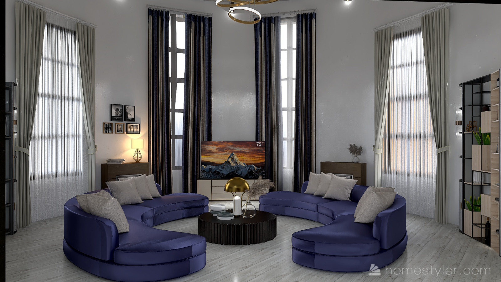 Обложка проекта: Интерьер частного дома для семьи из пяти человек