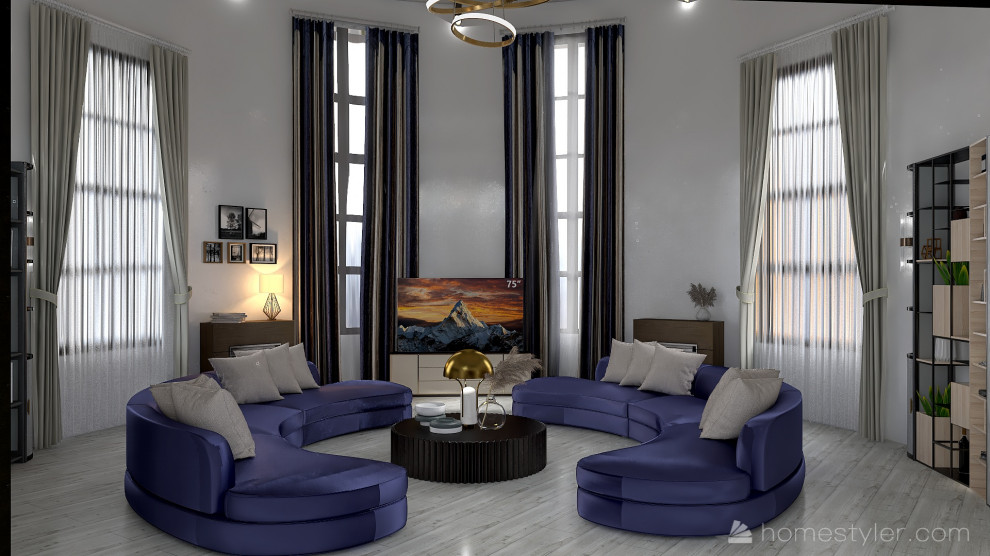 Обложка проекта: Интерьер частного дома для семьи из пяти человек