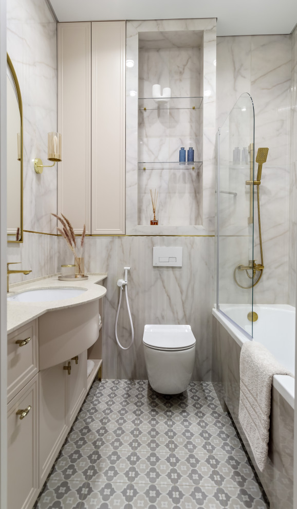 Квартира с элементами американской классики 59 кв. м