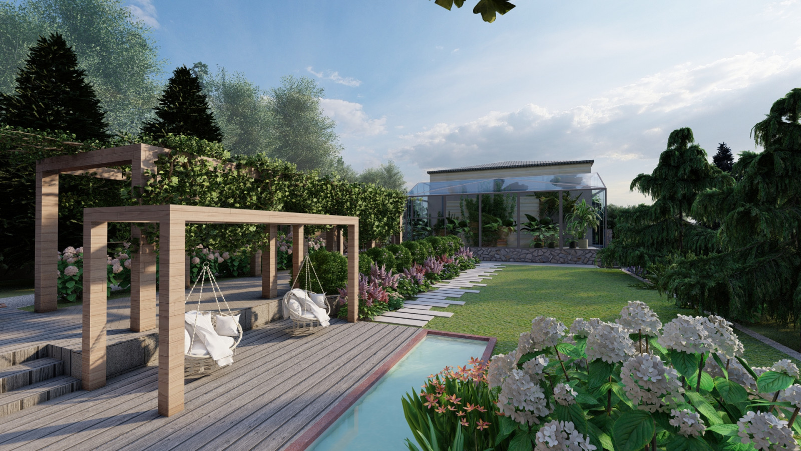 Обложка проекта: Сад на счастливой улице