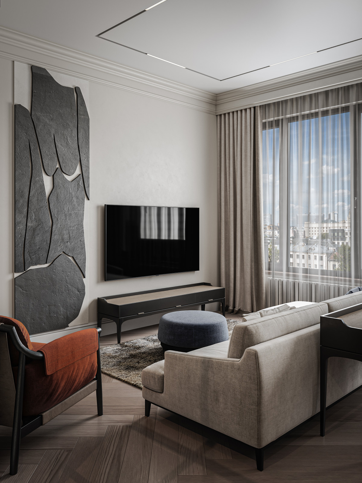 Обложка проекта: Дизайн-проект квартиры 70м2 в ЖК Ривер Парк