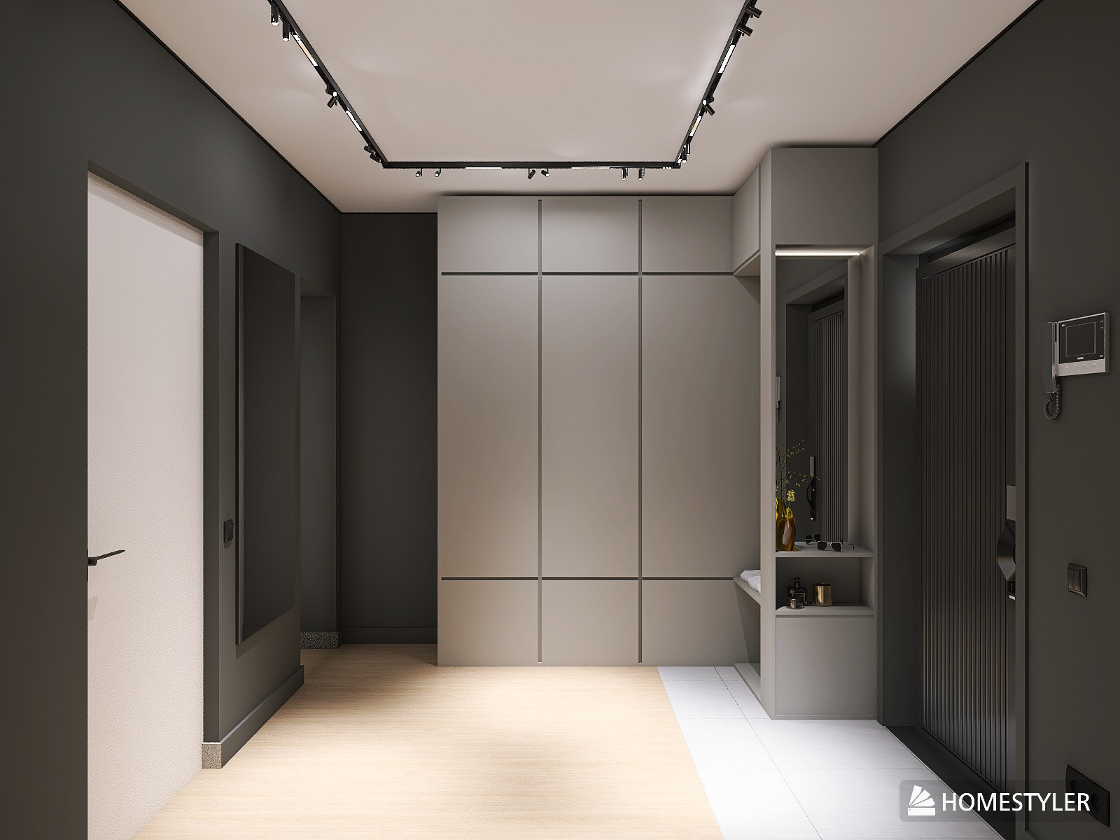 Проект 2-комнатной квартиры для молодого человека