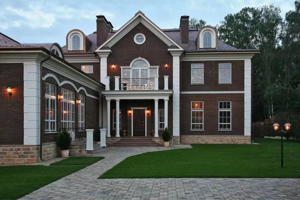 дома из красного кирпича в классическом стиле: 7 тыс изображений найдено в Яндек