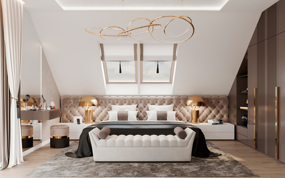 Обложка проекта: Спальня родителей и гардеробная в доме г. Речица