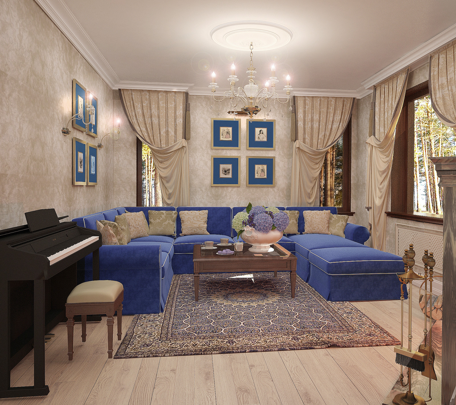 дом классический 400м2