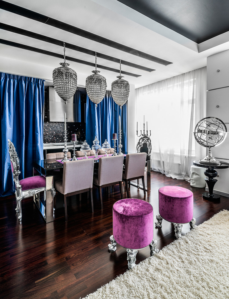 Съёмка интерьера квартиры в стиле фьюжн.