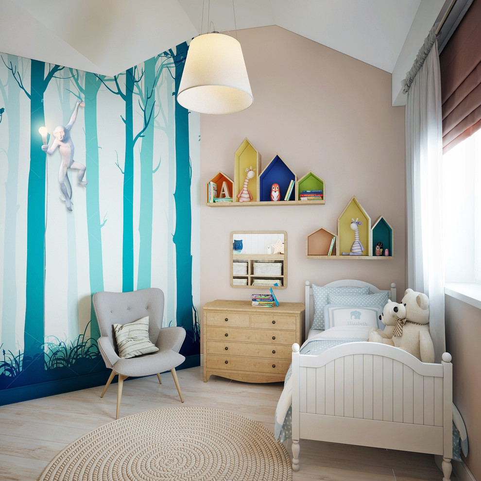 Светлый мансардный интерьер.Салтыковка