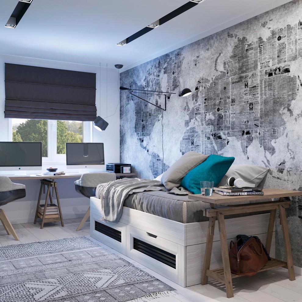 Обложка проекта: Интерьер детской на Эгершельде, два варианта