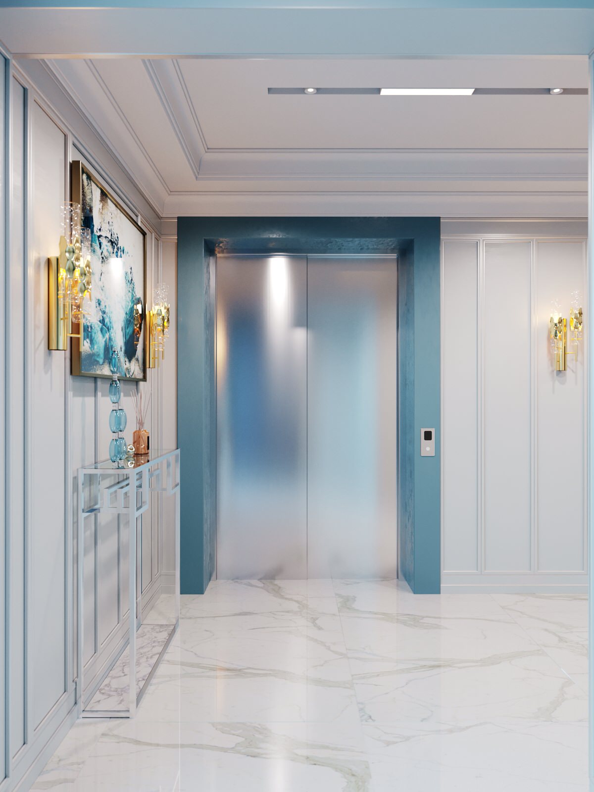 Частный интерьер на Песочной набережной