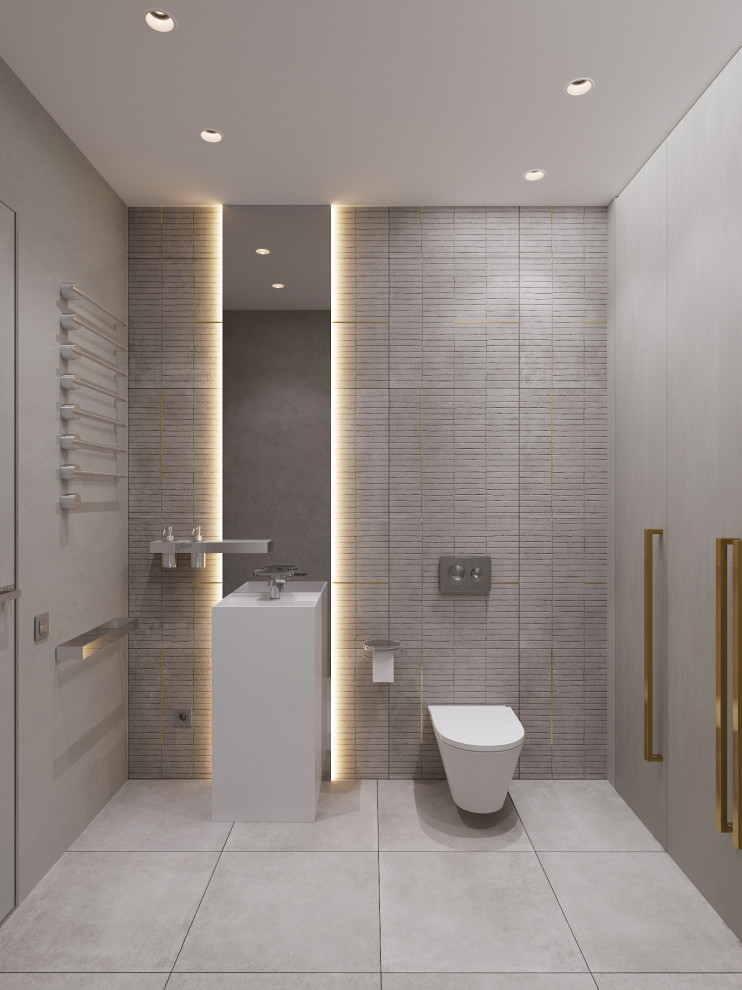 Гостевой санузел в современном стиле