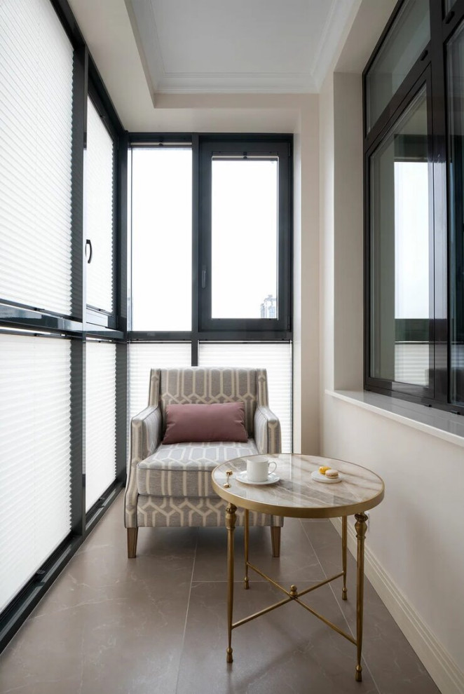 Обложка проекта: Квартира в ЖК Достояние . Американская классика . Светло и уютно