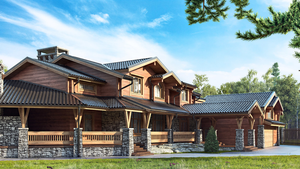 Private residence project, visualization. By Natalia Lomeiko, architect - http:/