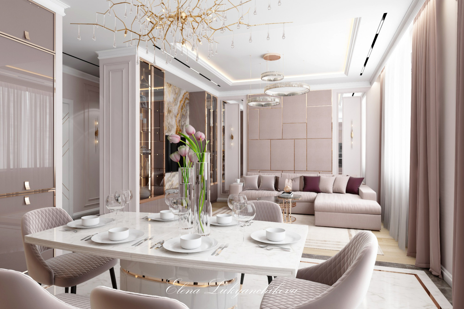 Интерьер гостиной