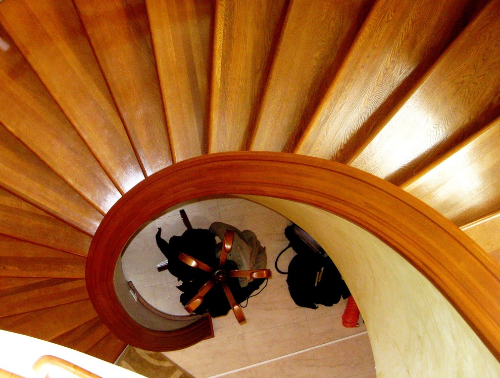 Лестница из бетона спиральная