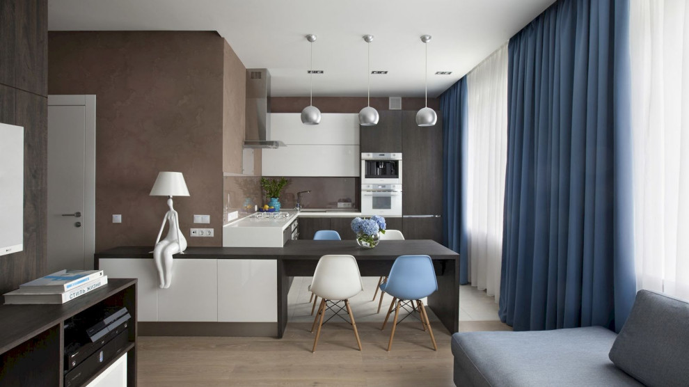 Функциональный ремонт двухкомнатной квартиры в современном стиле