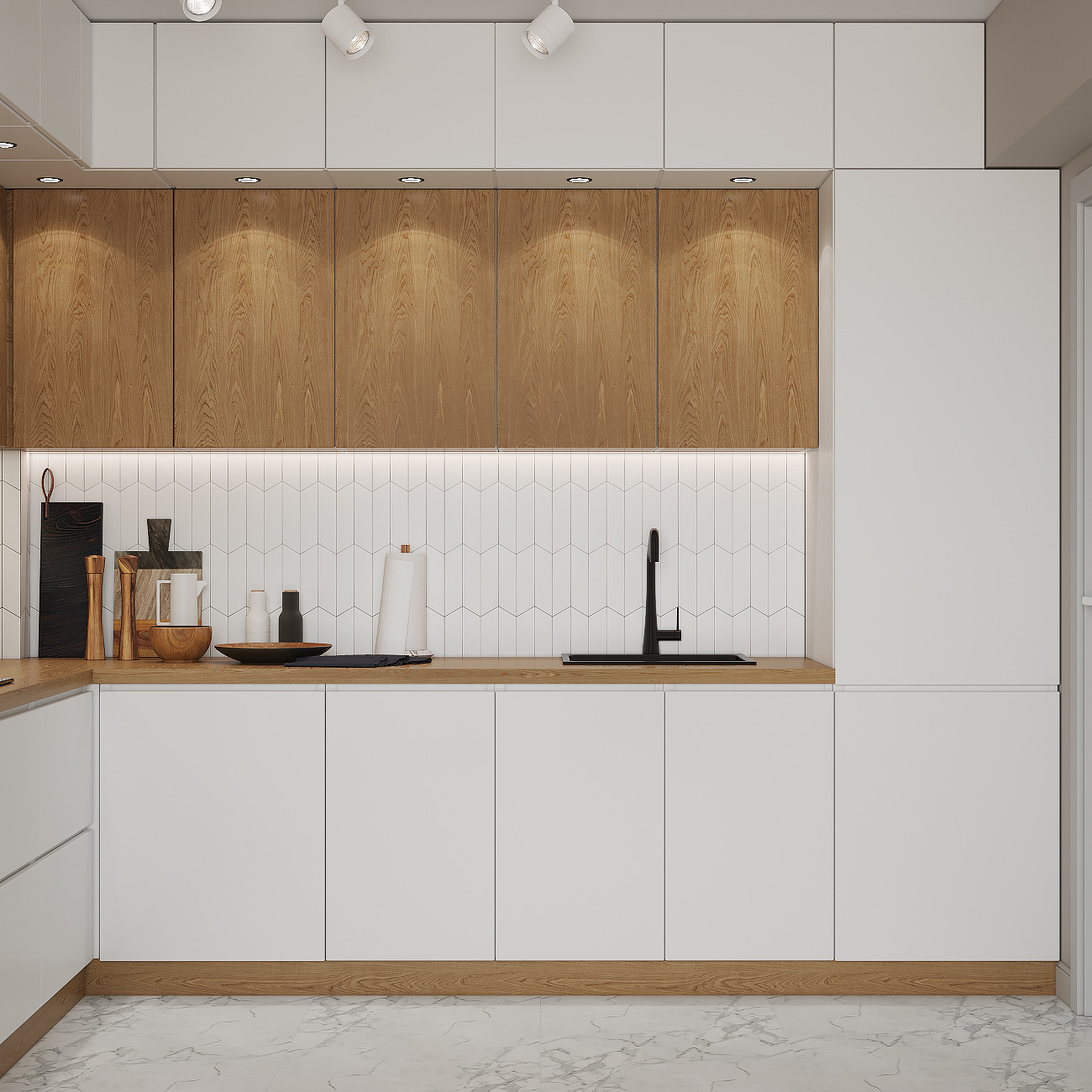 Двухкомнатная квартира с гостиной-холлом