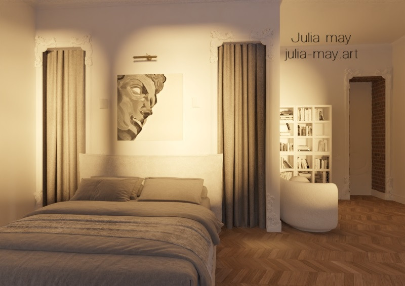 Дизайн-проект квартиры в историческом центре Санкт Петербурга в классическом сти