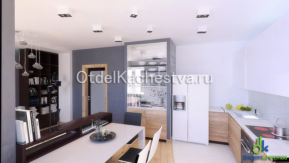 Обложка проекта: Работаем над проектом: дизайн 4-х комнатной квартиры в Петербурге