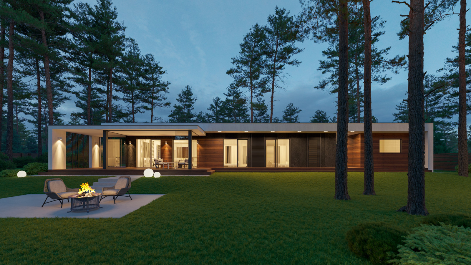 Флэтхоум 04 с навесом