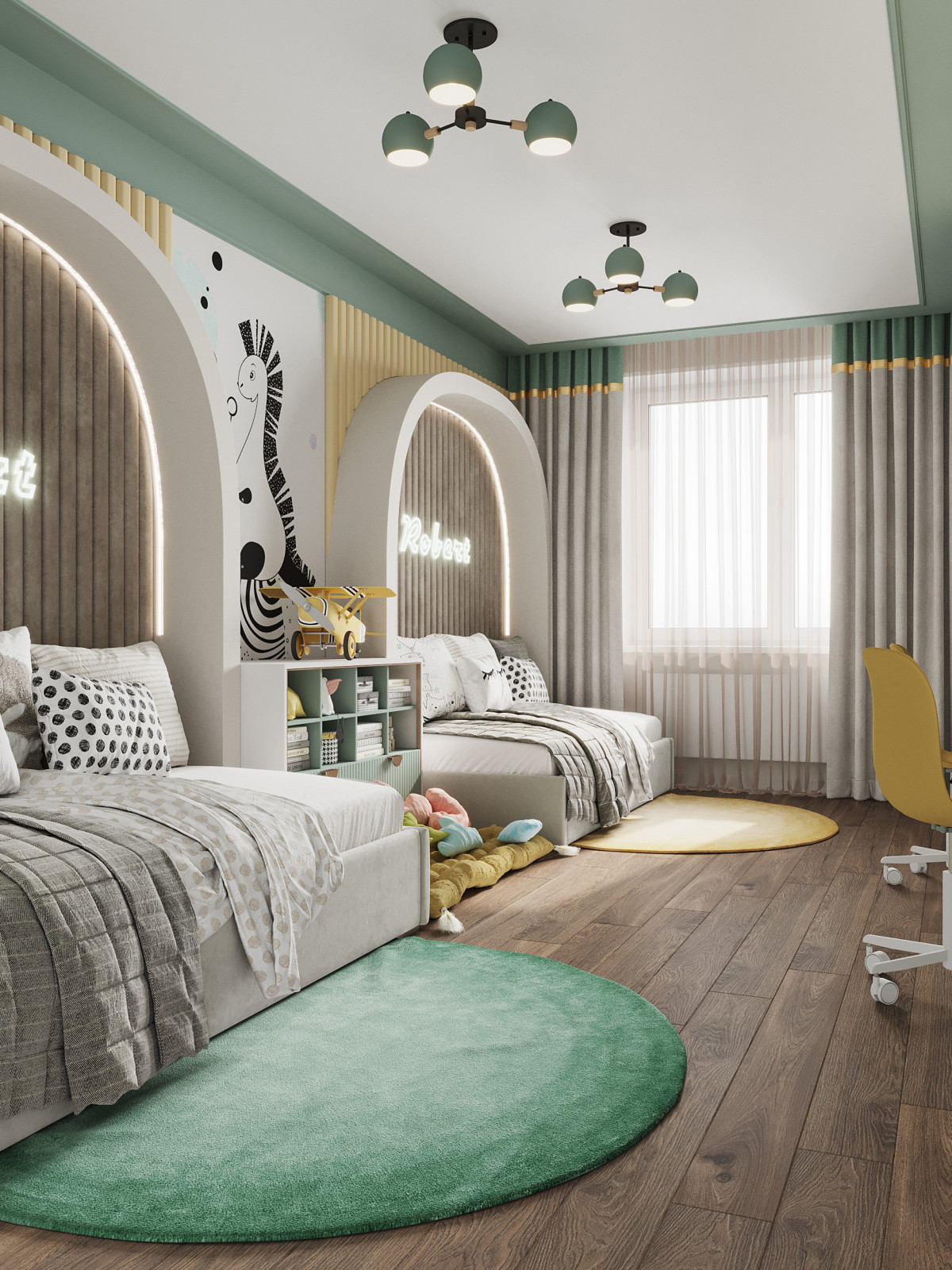 Дизайн двухкомнатной квартиры Парк 17