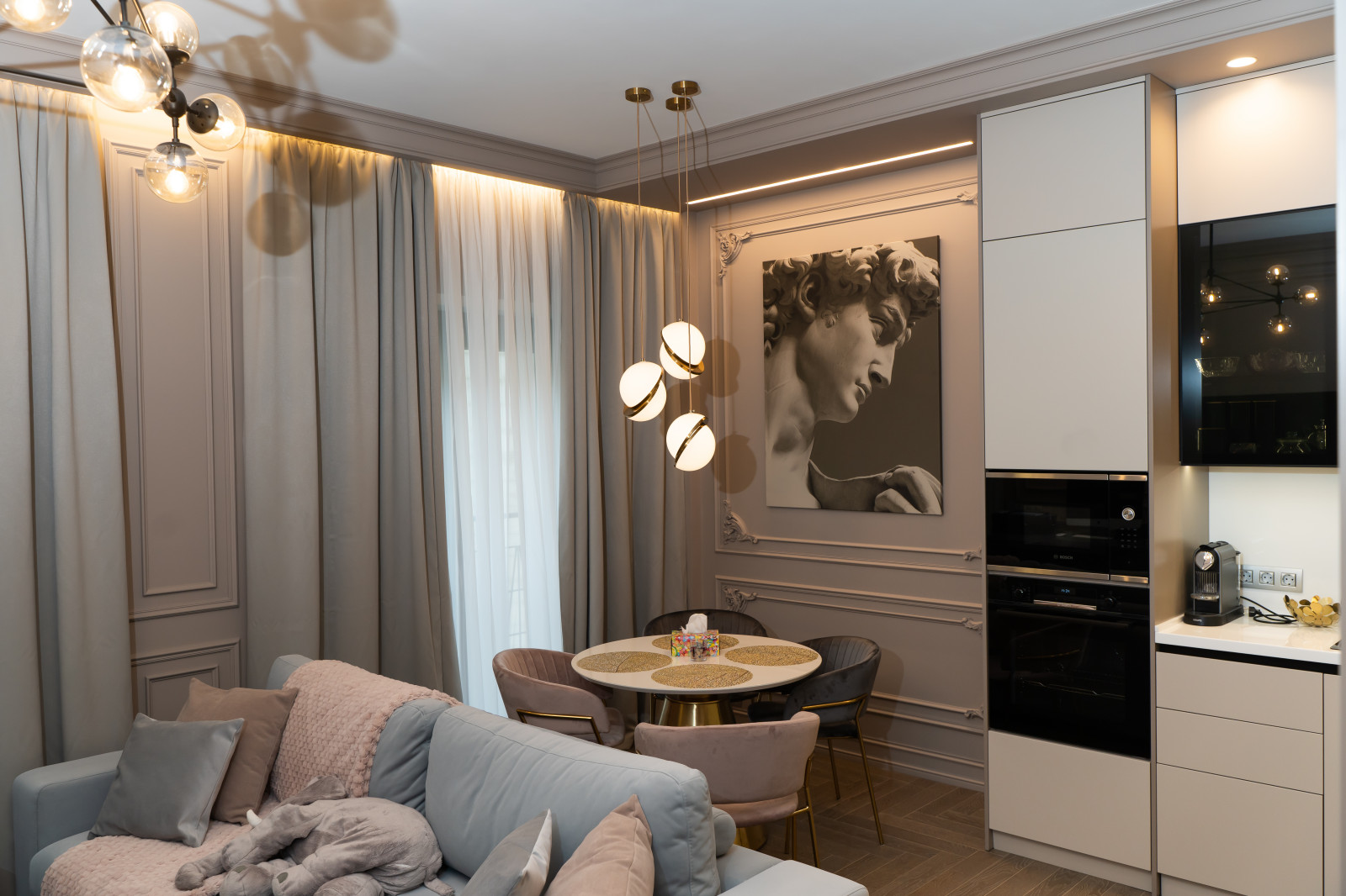 Ремонт 2-квартиры в ЖК "I'M" в современном стиле