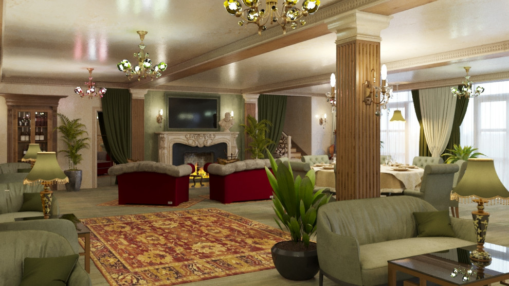 Нижний зал- Итальянский павильон