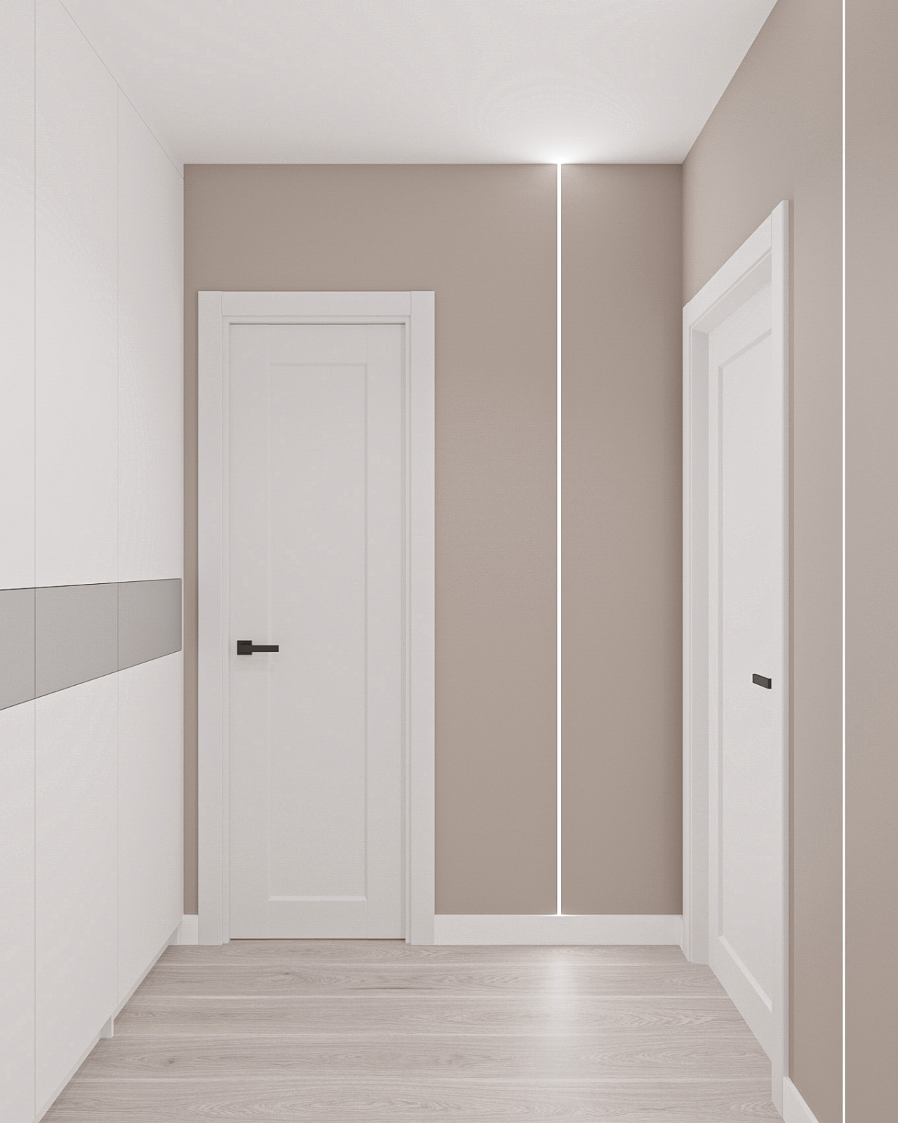 Частичный проект 2-к квартиры