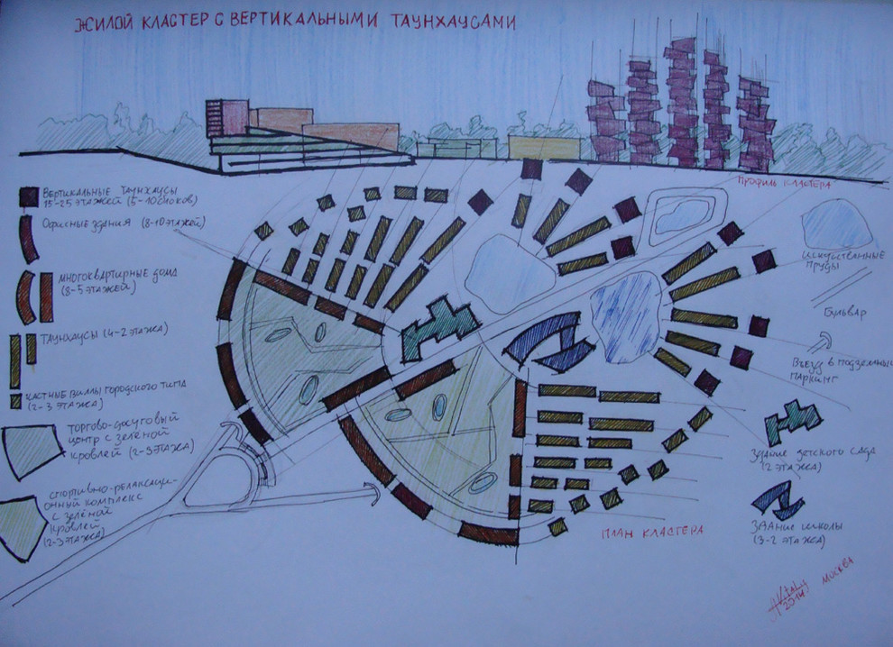 Размышление с карандашом - проекты общественных зданий