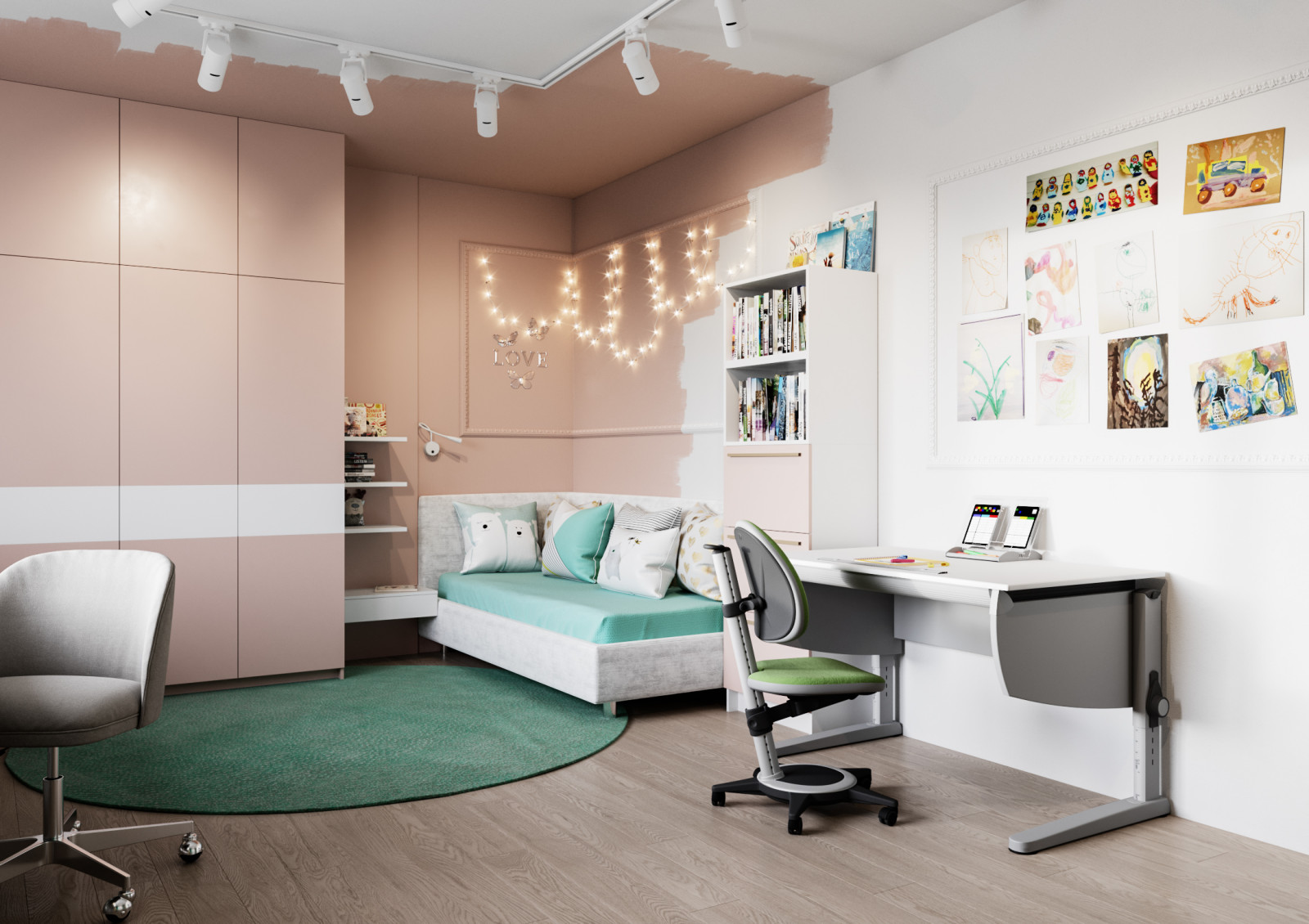 Квартира для семьи друзей.