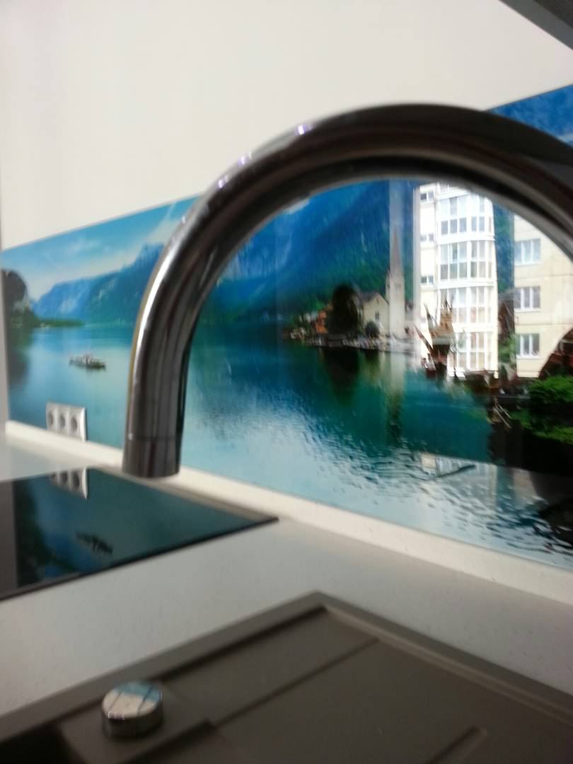 Кухонный фартук из стекла Optiwhite