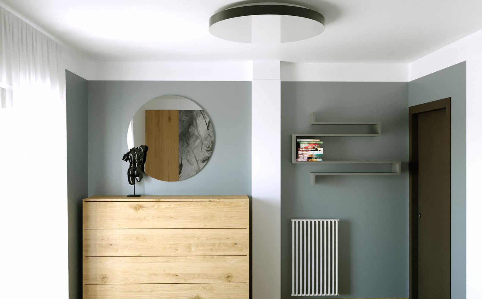 Progetto di ristrutturazione di una casa spaziosa unifamiliare.