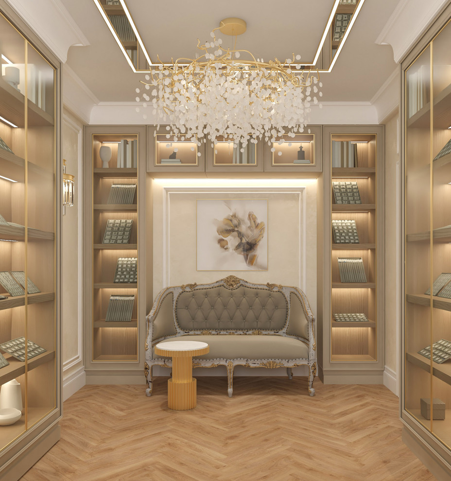 Интерьер кабинета - Ювелирного бутика . Таунхаус в КП " Образцово "